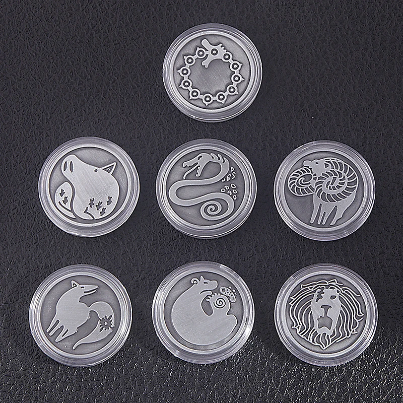 Wholesale Factory Made Anime The Seven Deadly Sins Animal Tattoos Silver  Round Commemorative Coin From m.alibaba.com