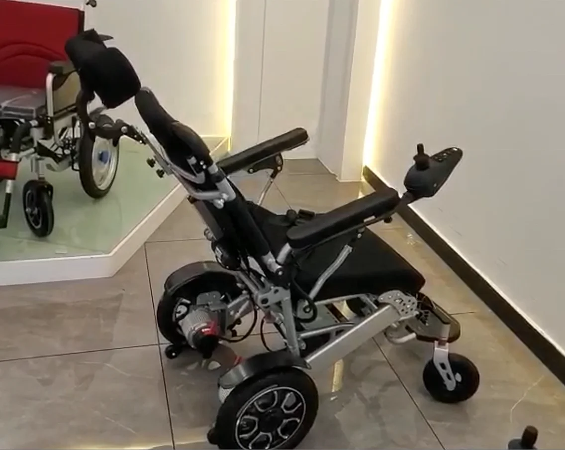 Most  Power and Better Electric Automatically Lie Down with Remote Control Wheelchair with Best Prices  Ramp Portable