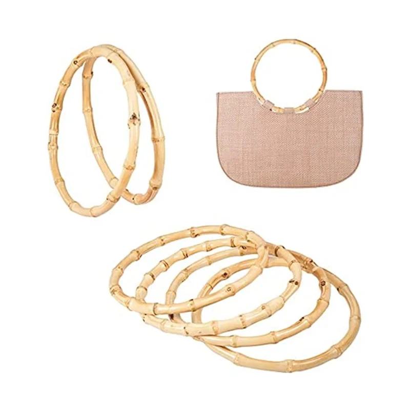 Large vaired size and shape Bamboo Semi Circle purse handles wholesale amounts online