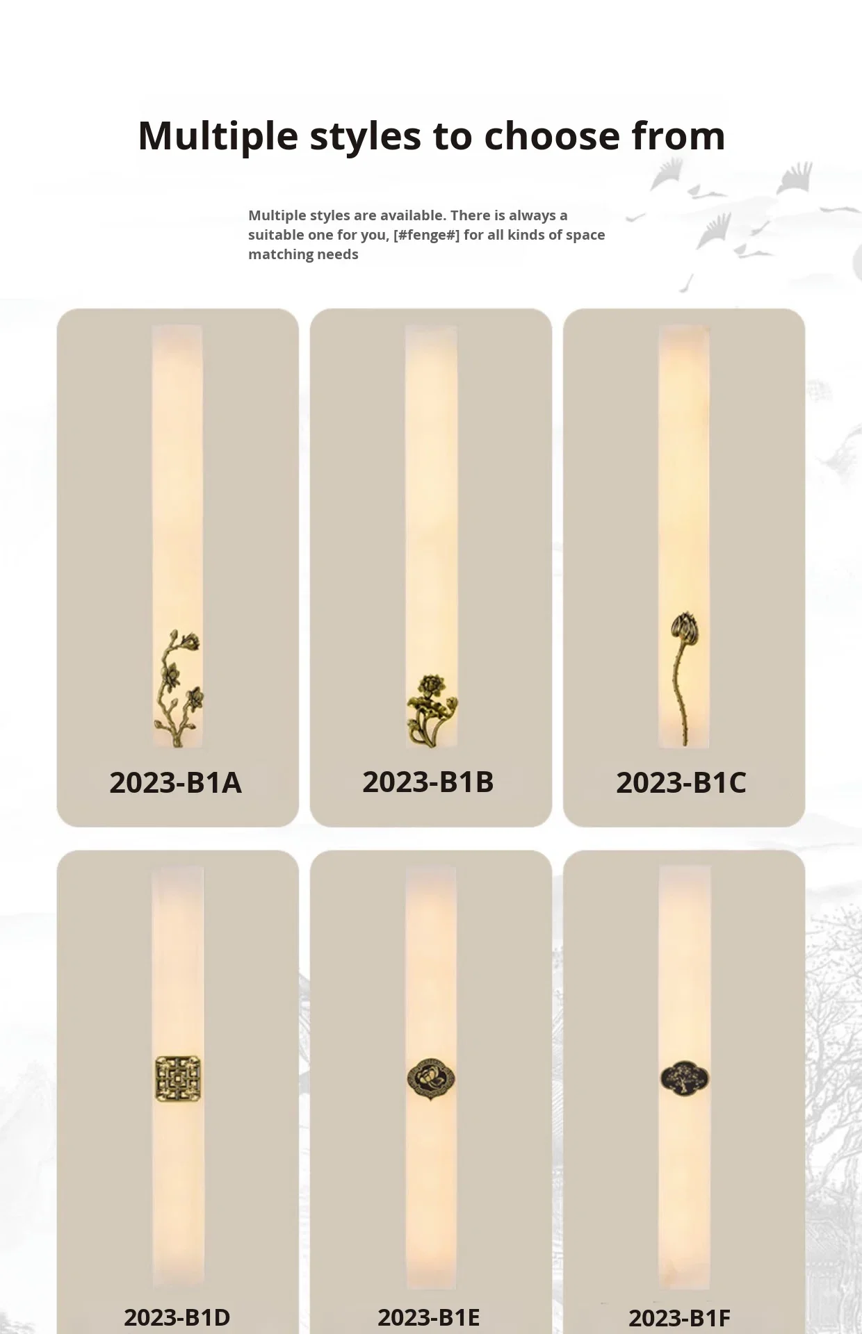 product new chinese style long strip led wall lamp aluminum 3000k warm modern living room background decoration slot inlaid high end-1