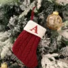 Knitted ds red-letter socks a