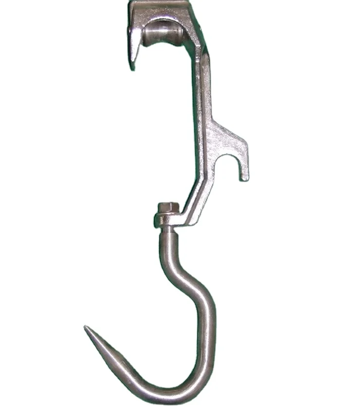 Slaughterhouse slaughter line pulley hook