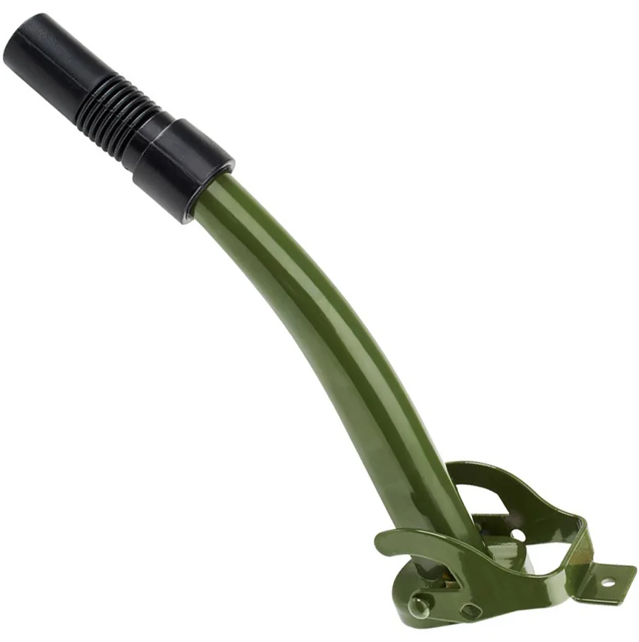Metal Funnel for Metal Petrol Can Flexible Olive Green 