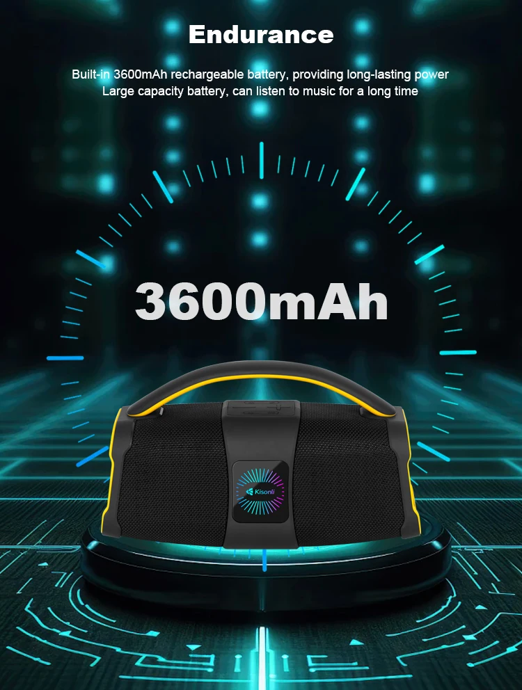 Kisonli K5 16w Blue Tooth Surround Speaker Portable Audio Player