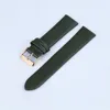 Rose Gold buckle Dark Green
