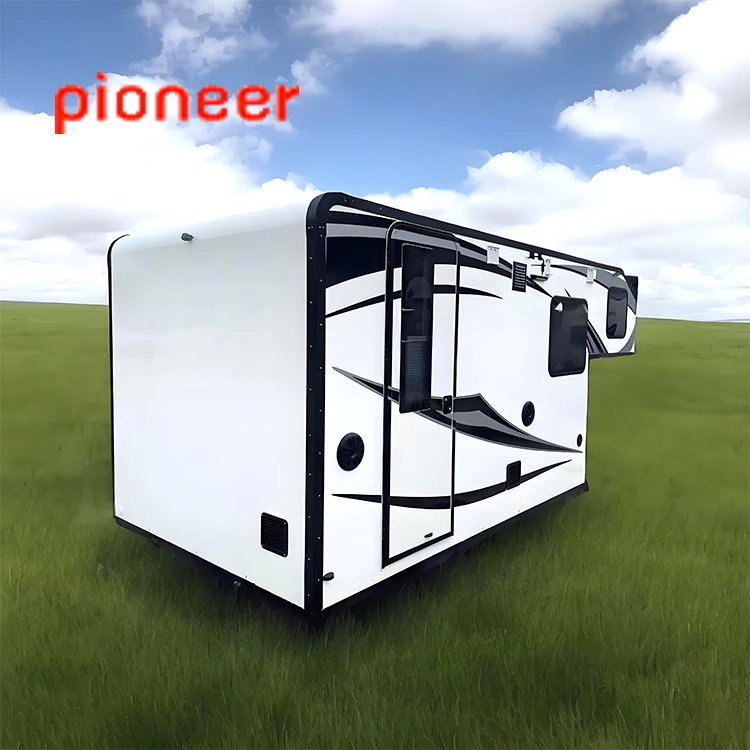 Expedition Fiberglass Truck Canopy Shell Slide on Pick Up Camper Overland Trailer with Kitchen