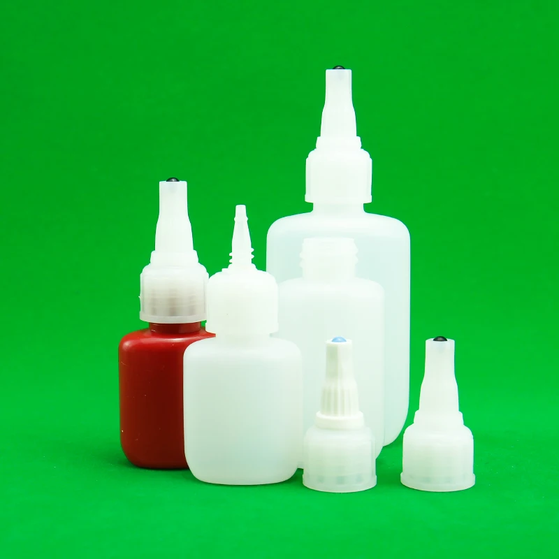 20ML PE Anaerobic Adhesive Bottle Red Plastic UV Glue Tube Bottle