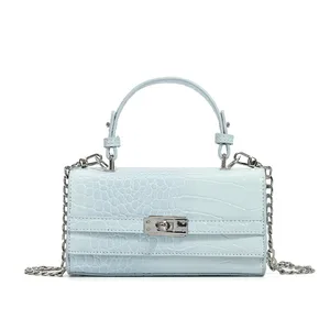 custom logo Niche Design crocodile Pattern Handbag 2026 Korean Version New Handbag Shoulder Bag Crossbody Bag Small Handbag