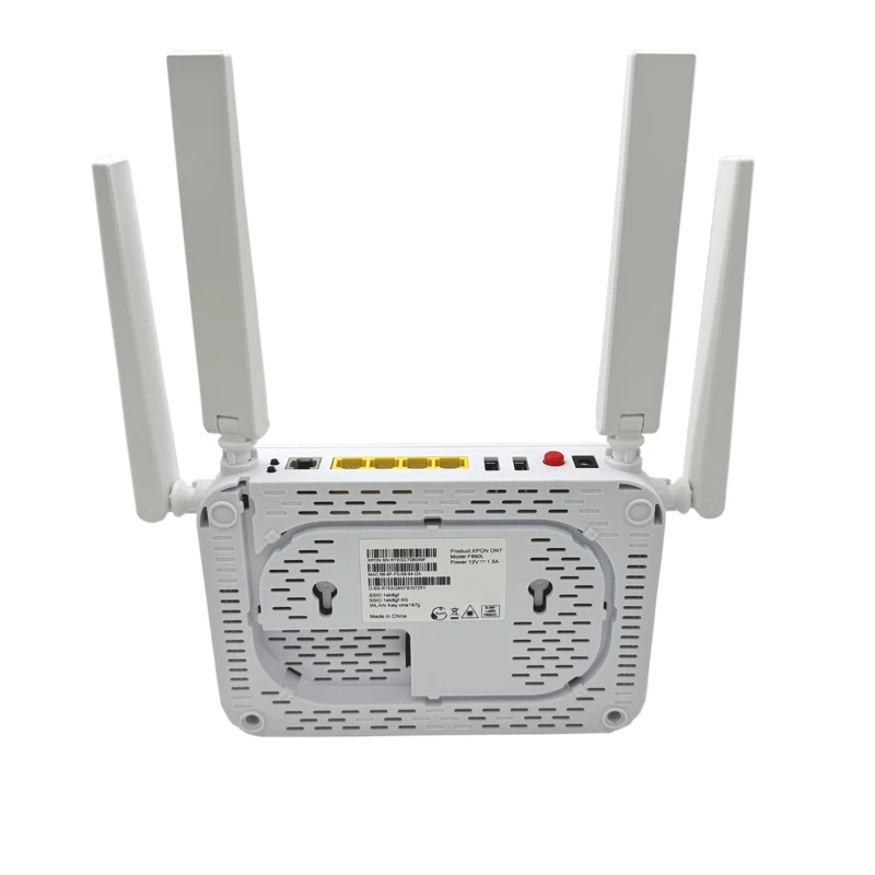 4 Antenna F890L ONU XPON WiFi 6 Router AX1800 Dual Band 2.4G/5G