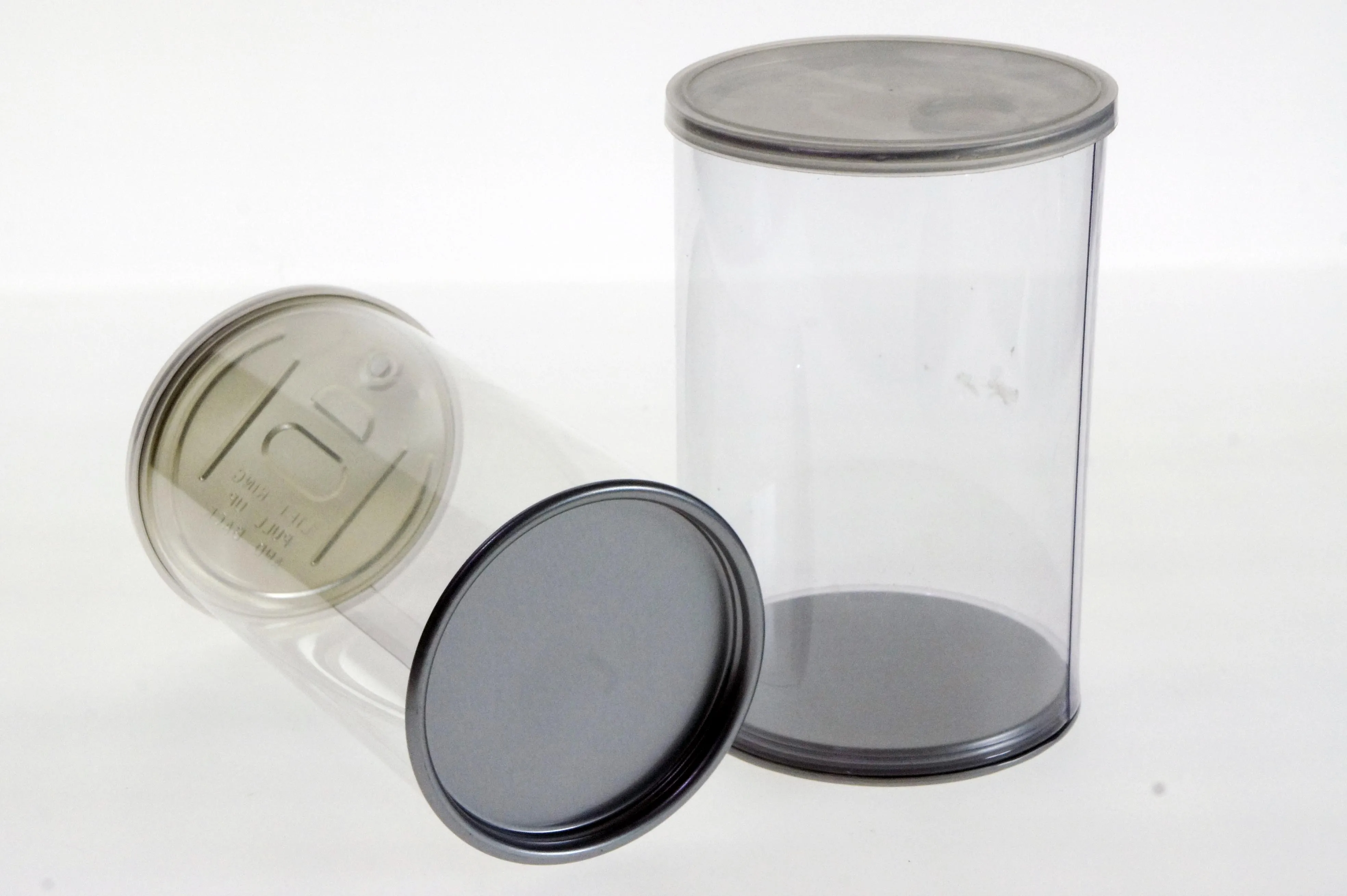 Clear Container With Metal Pull Tab