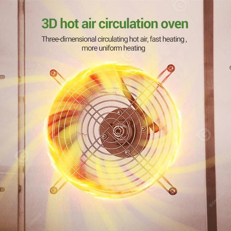 Digital Bake Used Rotatary Convection Industry 5 10 Tray Wide Rotary Oven for Bread Sale Pastry Price