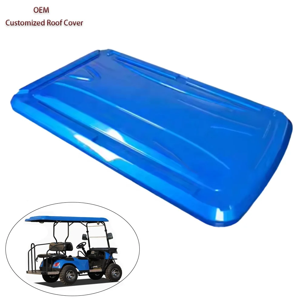 Manufacture Customized Products Thick Sheet Thermoforming ABS Part Plastic Club Car Top Roof Vacuum Forming Golf Cart Canopy