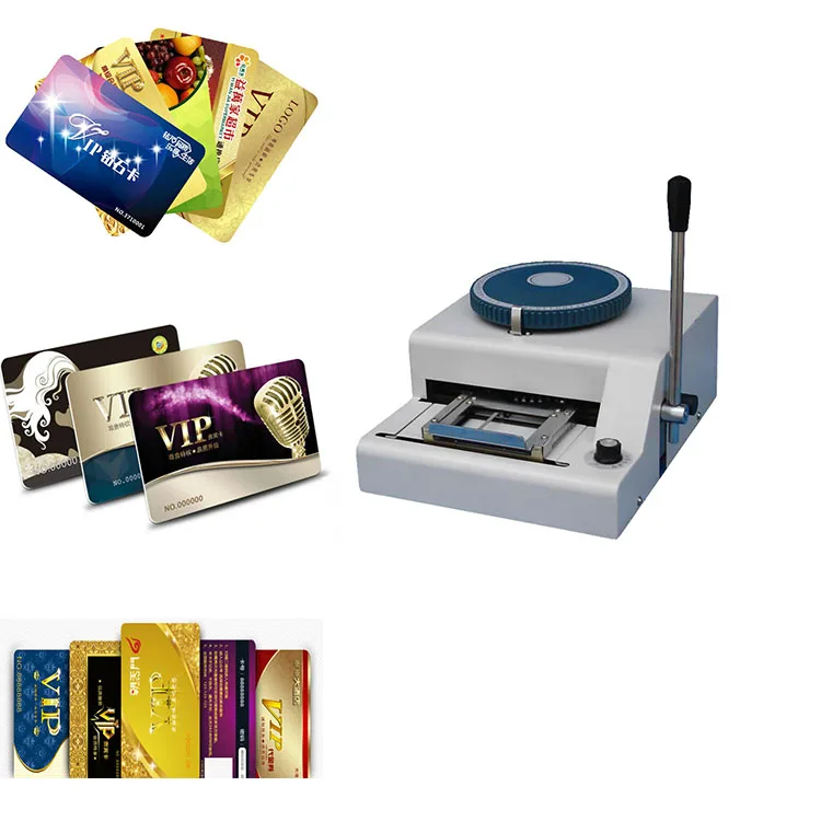 Manual Operated Card Embossing Machine Bankcard Membership Business ...