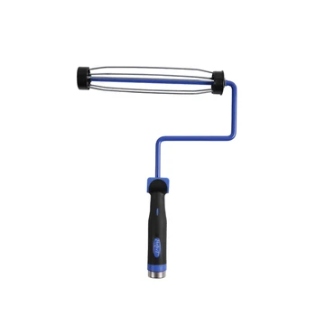 Direct Manufacturer Supply 9in 5-wire Cage Roller Cover Frame for Paint Rollers for Decorating Tools Thread TPR Handle