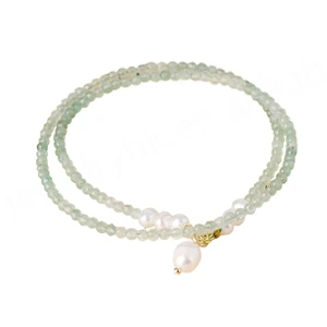 Green Quartz Natural Gemstone Beads Faceted Cut Loose for Sterling Silver Trendy Fine Jewelry Necklaces GIA Certified for