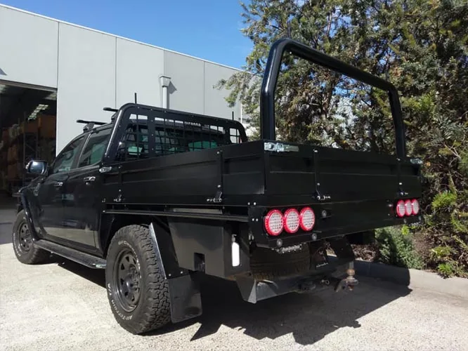 Fox Cover Industry Customized Alloy Tray Powder Coating Black Aluminum