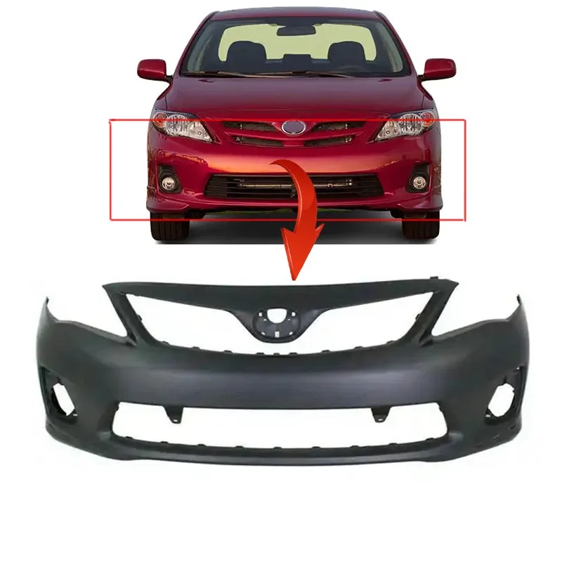 car accessories auto body kit front bumper cover for TOYOTA corolla 2010 2011 2012 2013