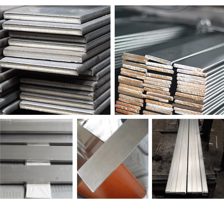 China 4mm 5mm 6mm Thick Hot Dip Galvanized Steel Flat Bars 1050 1084 ...