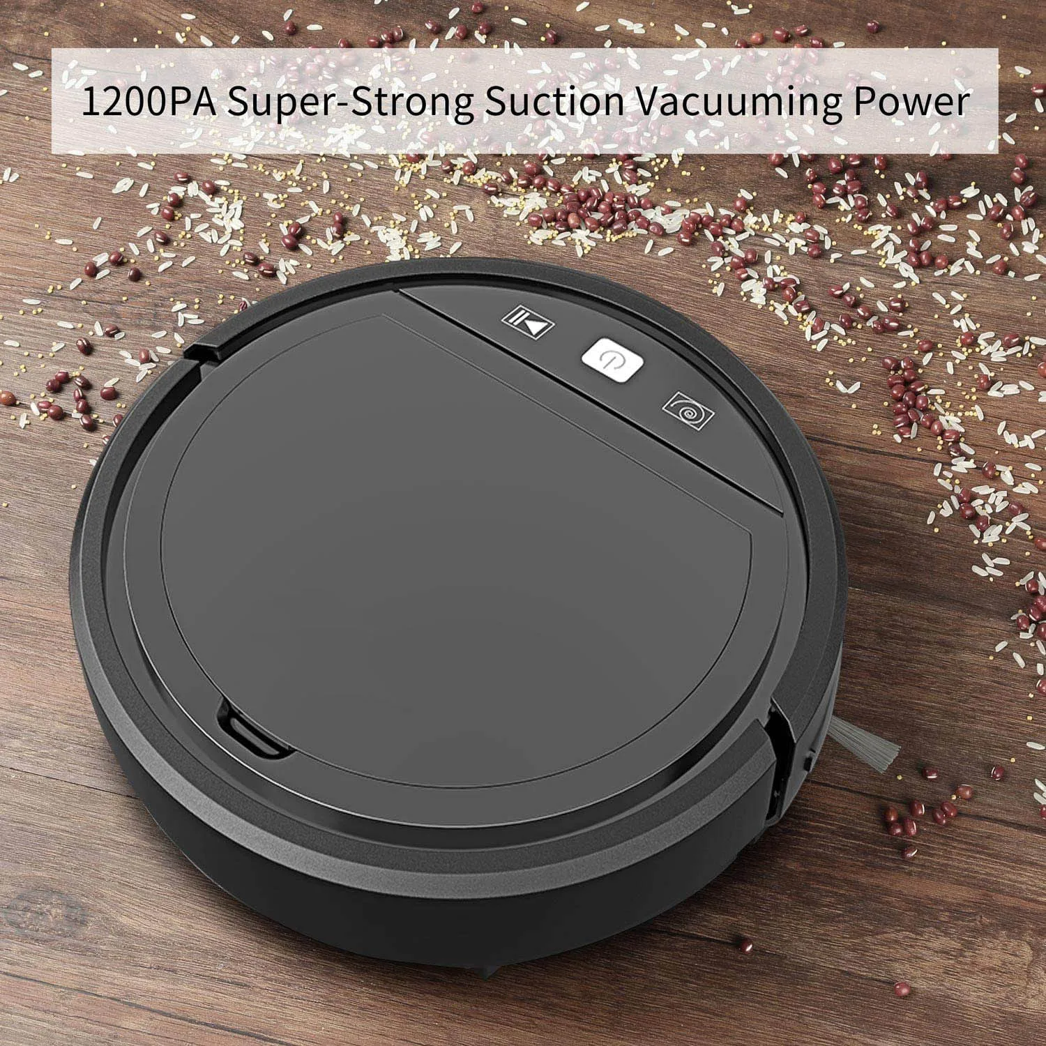 Tuya WiFi Controlled Robotic Vacuum Cleaner 1200Pa Multiple Cleaning Modes Intelligent Robot Vacuum Mop for Pet Car Electric