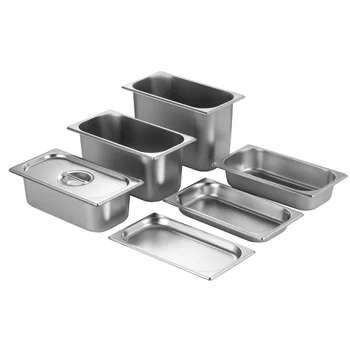 Daosheng Commercial Use Stainless Steel GN Pan Rectangular Baking Tray Food Serving Tray For Chafing Dish