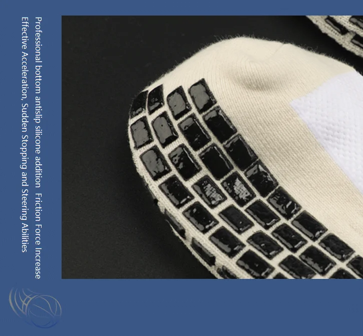 Men's medium tube wear-resistant antislip football soccer sports socks