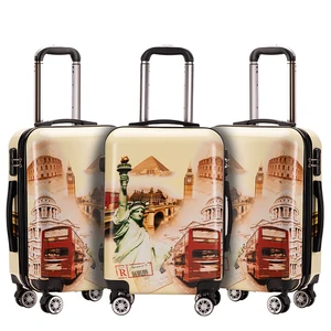 Wholesale New Unisex Hardside PC Luggage Sets Suit Case Bags Trolley case Travel Valise With Spinner