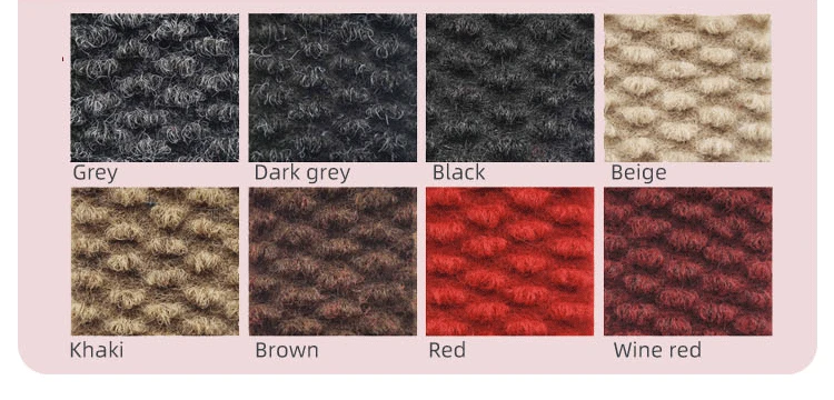 Indoor Outdoor Floor Mat Machine Made Novelty Exercise Nonwoven Super Absorbs TPE Backing Carpet Mat Outdoor Carpet(图7)