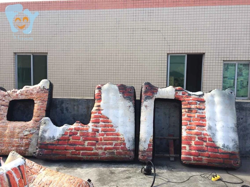 Надувные настенные бункеры для пейнтбола 2 м x 0 3 1