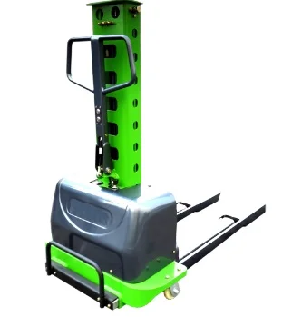 500kg full-electric portable self loading stacker ladder truck electric forklift