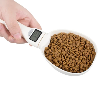 Wholesale Customized New Design Intelligent Accurate Pet Food Digital Measuring Spoon for Dogs and Cats Food Scoop