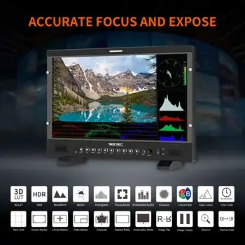 SEETEC P215 PRO 21.5" 1000nit High Bright Broadcast Monitor Full HD 1920x1080 Outdoor Factory Direct Sale Professional Monitor detail image