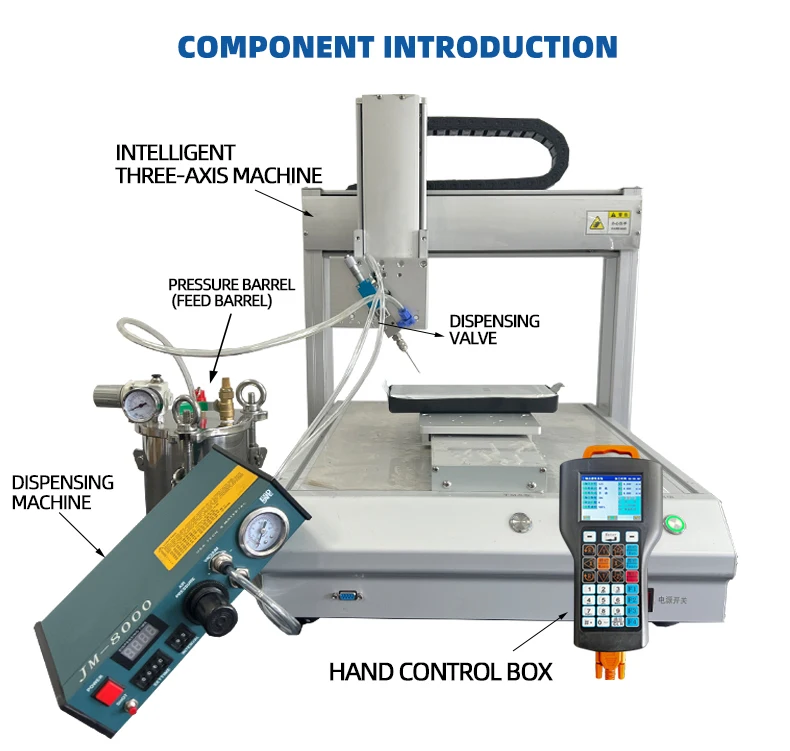 Professional Automatic Filling Glue Equipment - 3 Axis Machine