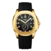 Gold black-Silicone strap