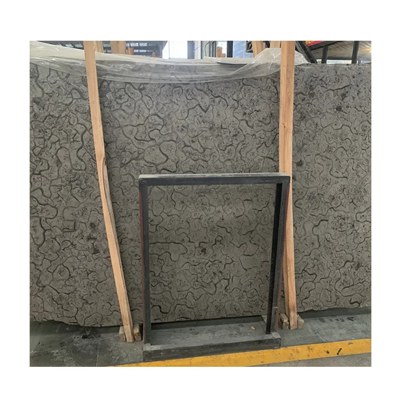 Impression Classical Grey Slabs Tiles Slab Marble For Villa Interior Kitchen