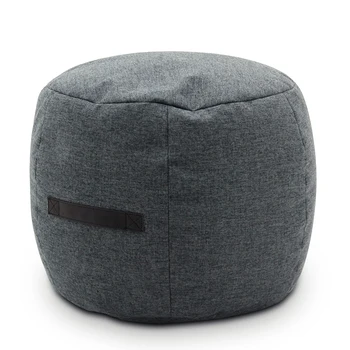 HStex Design Stool Foldable Round Pouff Stool Poef Footstool Lazy Sofa Bean Bag