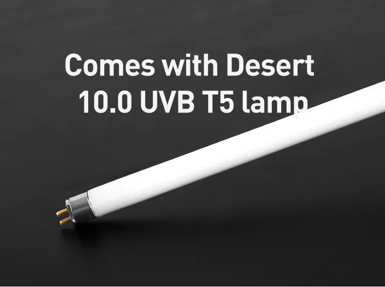 Amazon Hot Sale T5 Ho Uvb Lighting Combo Kit With Detachable Curved
