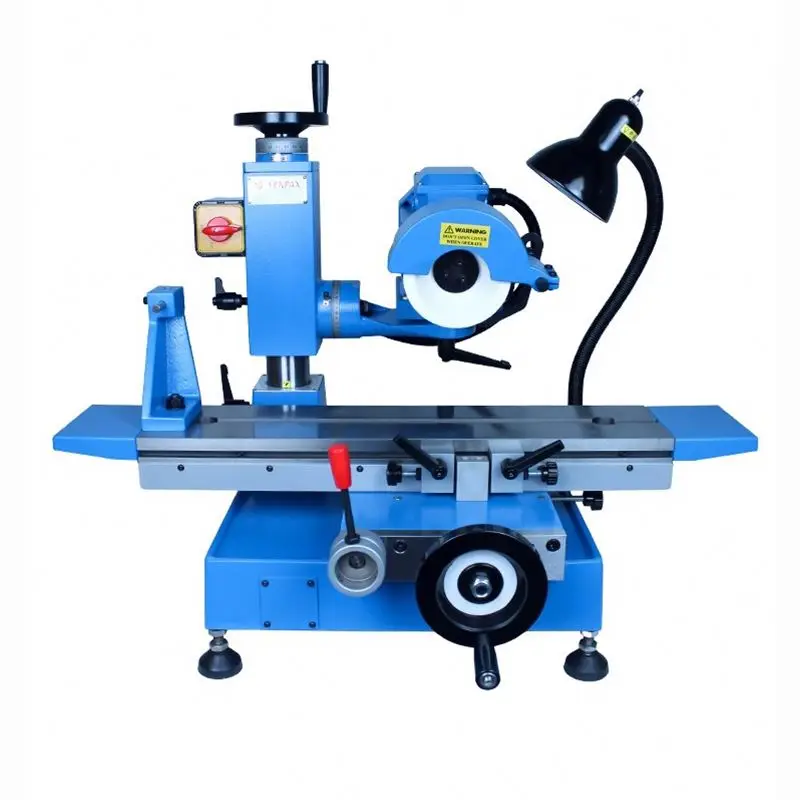 TEBAK Multi-Functional Universal Tool Grinder - Surface Grinding Machine for Milling Cutter, Drill Bit & Hobbing Tool