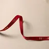 Red(Ribbon with Gold-stamped 1m)