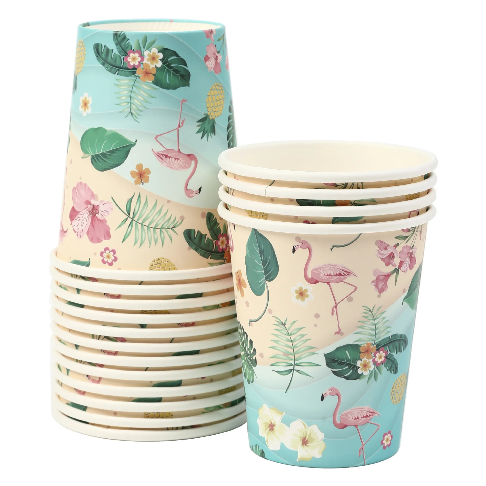 Hawaii Theme Party Cutlery Set Summer Party Pineapple Paper Plate Paper