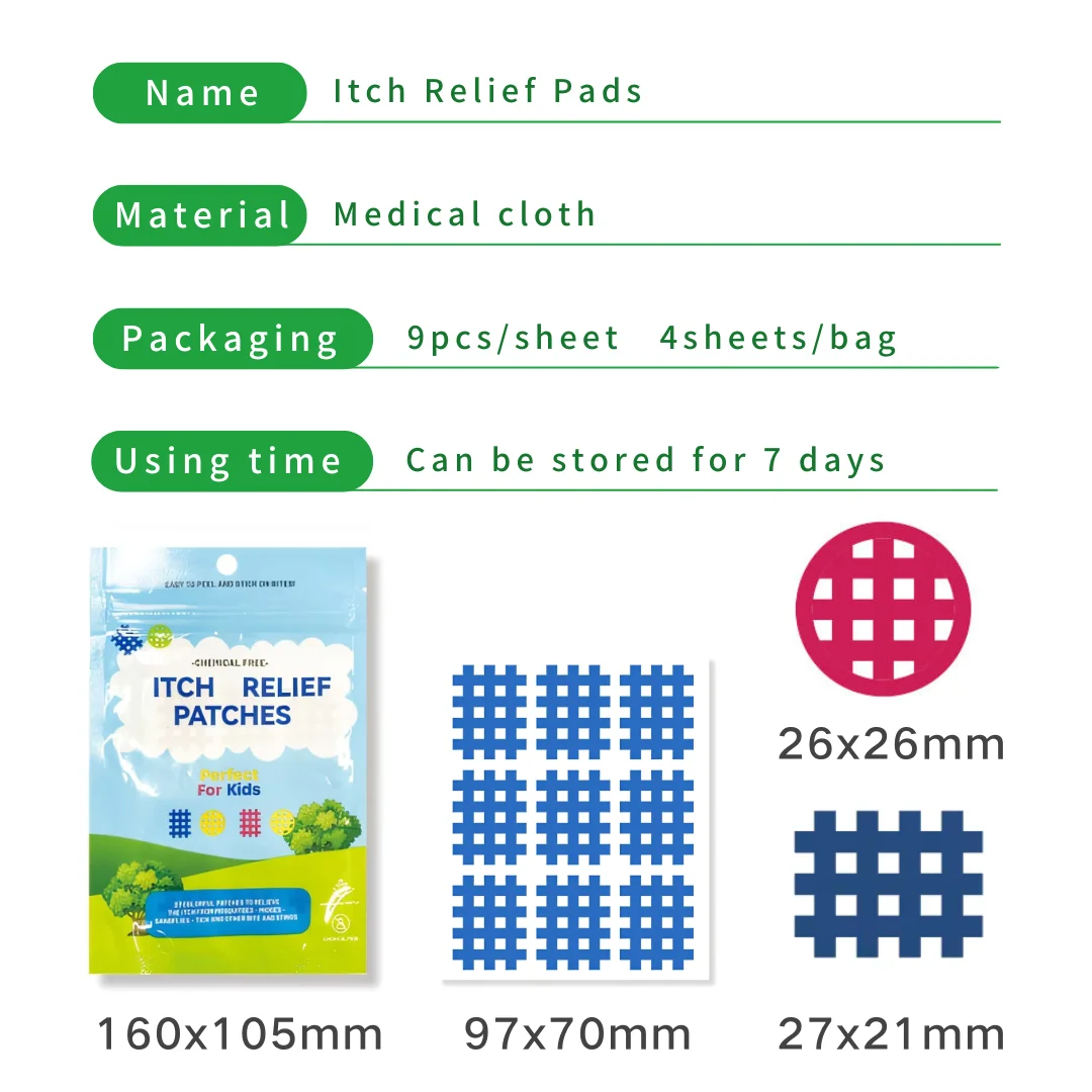 Anthrive Natural Insect Bite & Sting Itch Relief Chemical Free Itch Relief Sticker Mosquito Itch Relief Patch for Kids Baby