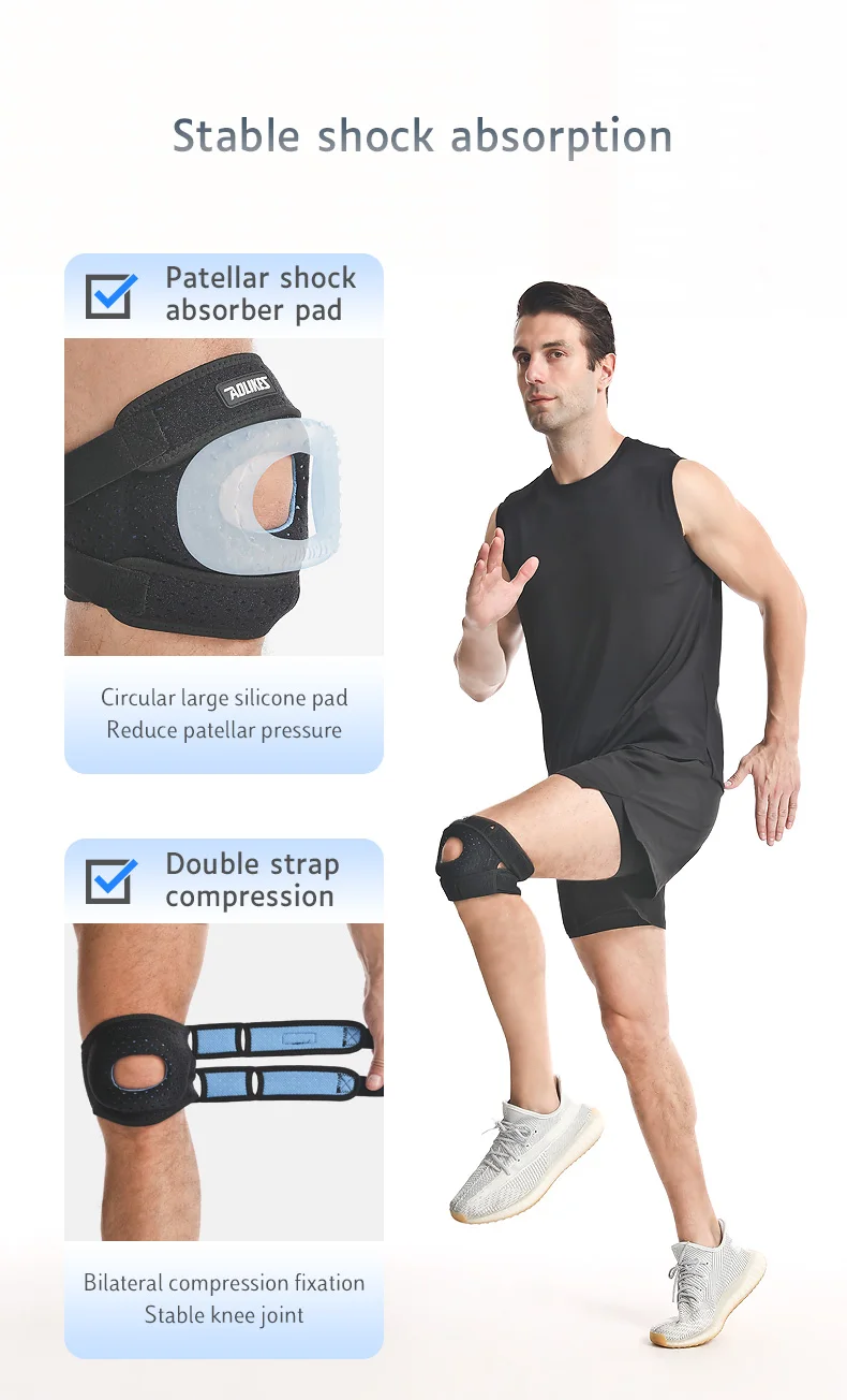 Patellar Protection Aolikes Patellar Strap - Knee Protection for Sports