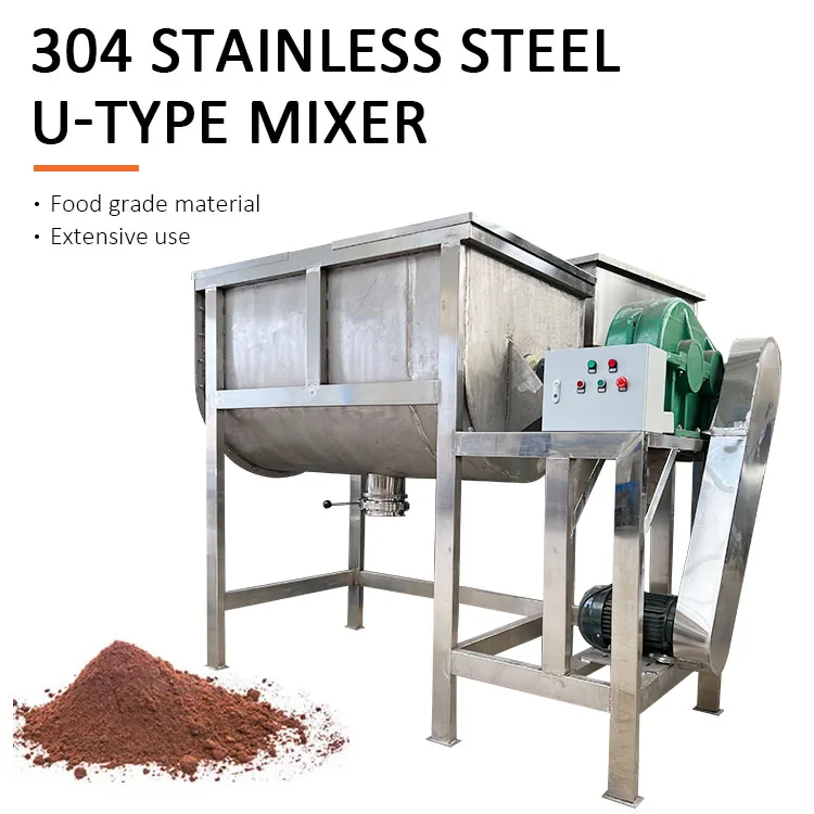 High Speed Small-ribbon-mixer Animal Feed Mixing Machine Concrete Self-feeding supplier