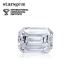 D White Emerald cut