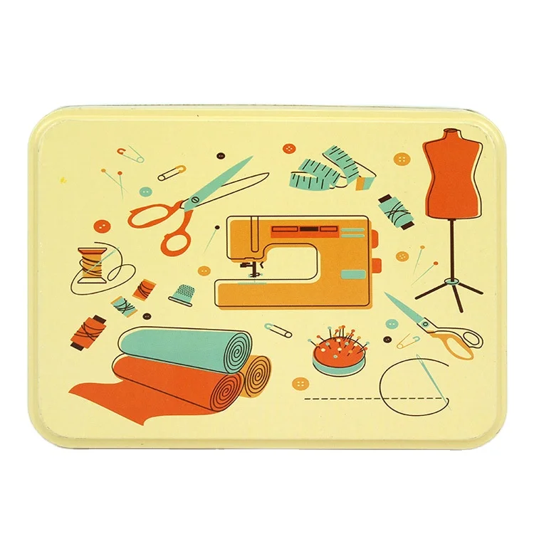 Needlework Materials Storage Box Stich Holder Plastic Knitting Needles Tape Measure Kit Set Accessories Sewing Box