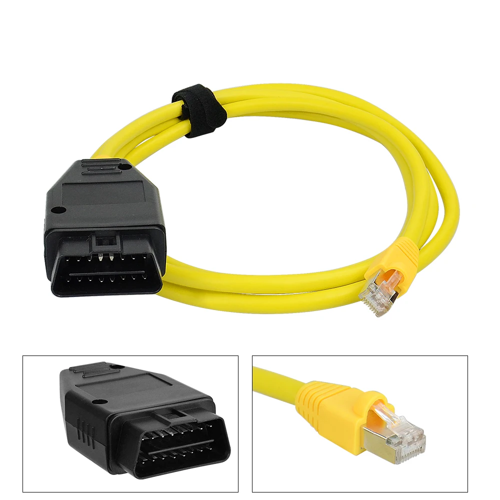 Ethernet To OBD Enet Cable – BMW F-Series Diagnostic Coding Line Tool (Icom)