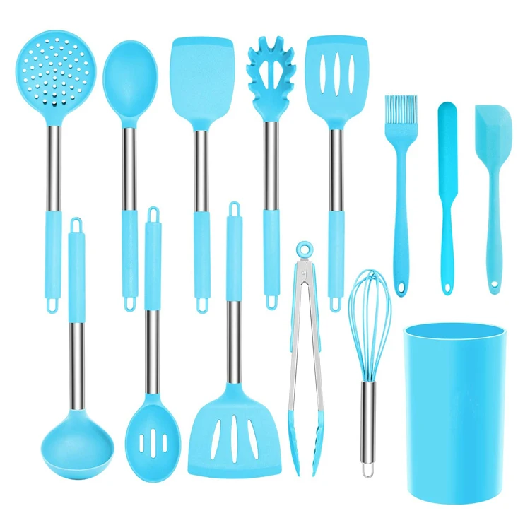 17-Piece Utensils Set in Red – Arborb