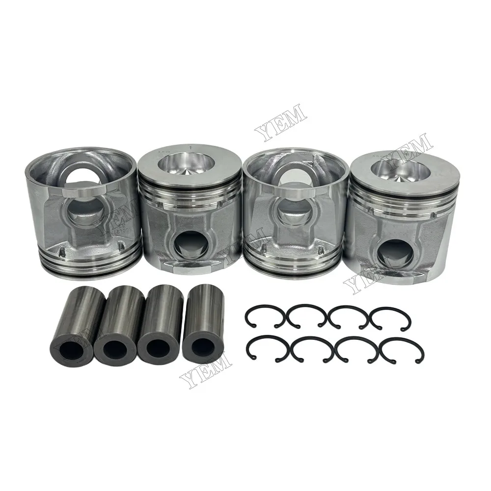 Piston Kit RE515372 Fit for John Deere 4045 Engine