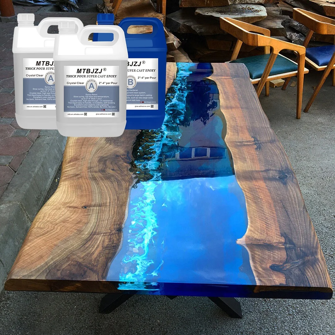 Ultra Clear Casting Deep Pour Epoxy Glossy Durable Epoxy Resin for Tables  Artwork Jewelry Wood River Tables - China Epoxy Resin, Art Resin