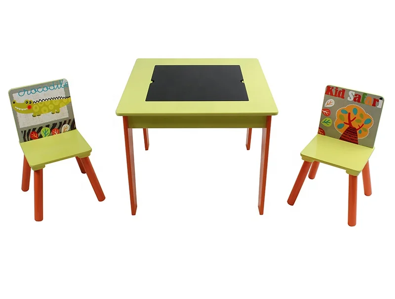 chalkboard table and chairs