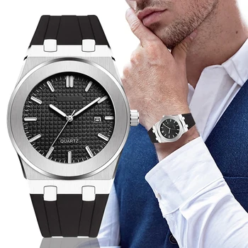 Custom Logo Quartz Watch 2024 High Brand Analog Watch with Date for Men Wholesale Cheap Price Watch Manufactures Made in China